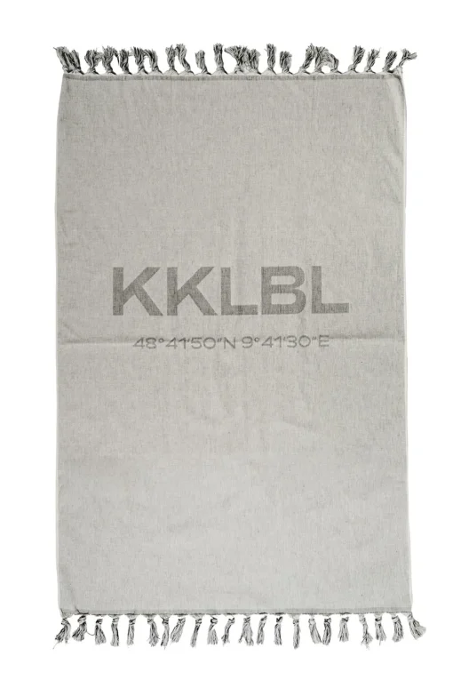 Sale Karo Kauer Beach Towel Grey KKLBL