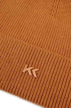 Fashion Karo Kauer Beanie Brown