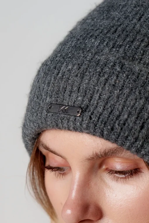Outlet Karo Kauer Beanie Grey