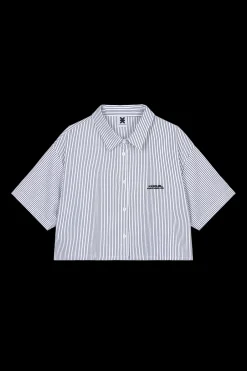 Sale Karo Kauer Cropped Blouse Striped
