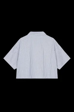 Sale Karo Kauer Cropped Blouse Striped