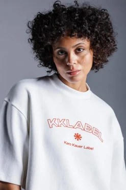 Discount Karo Kauer Cropped T-Shirt KKLABEL