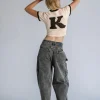 Discount Karo Kauer Denim Pants Black