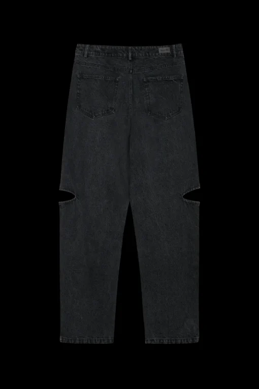 Clearance Karo Kauer Denim Pants Black Cut Out Petite