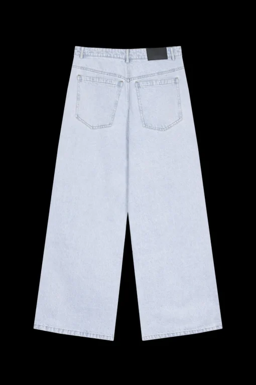 Outlet Karo Kauer Denim Pants Light Blue