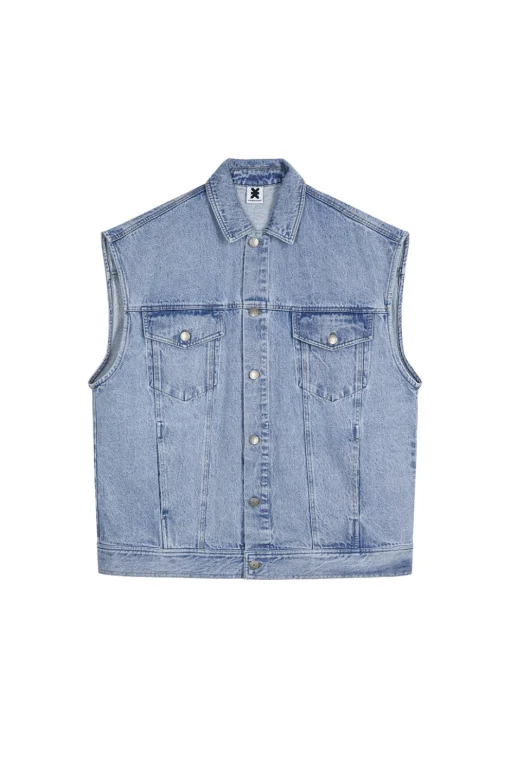 Clearance Karo Kauer Denim Vest Blue