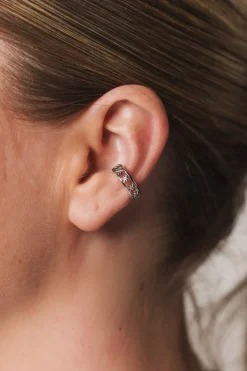 Clearance Karo Kauer Earcuff Logo Silver