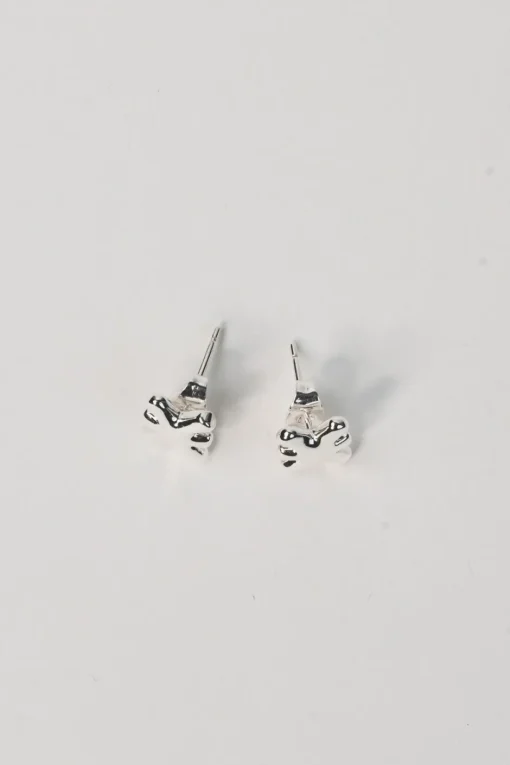 Clearance Karo Kauer Earring Logo Silver