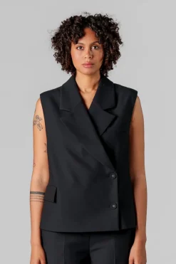 Best Karo Kauer Formal Vest Black