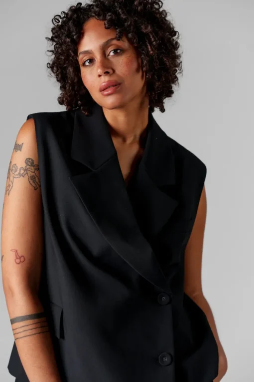 Best Karo Kauer Formal Vest Black