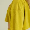 Clearance Karo Kauer Frottee T-Shirt Olive