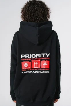 Fashion Karo Kauer Hoodie Priority