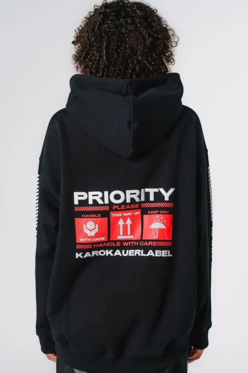 Fashion Karo Kauer Hoodie Priority
