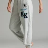 Clearance Karo Kauer Jogger Pants Grey Melange