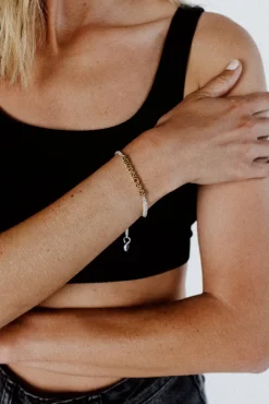 Discount Karo Kauer KK Bracelet Bicolor Silver/Gold