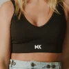 Clearance Karo Kauer Knit Bralette Black