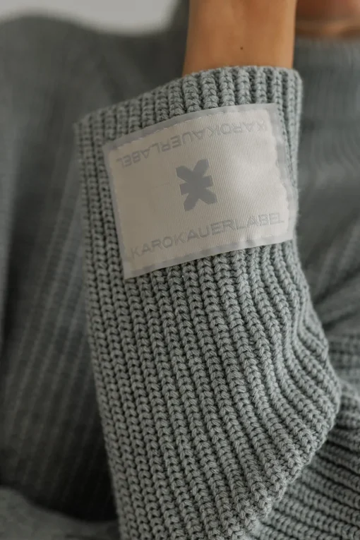 Clearance Karo Kauer Knit Dress Silver Grey