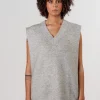 Outlet Karo Kauer Knit Pullunder Light Grey