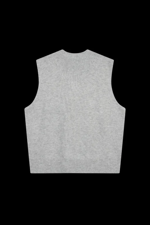 Outlet Karo Kauer Knit Pullunder Light Grey