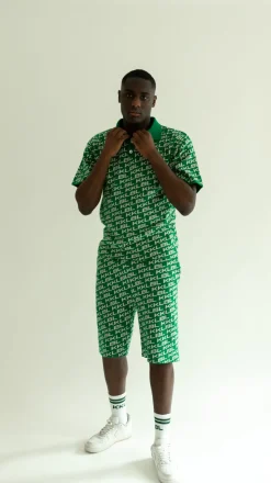 New Karo Kauer Knit Short KKLBL Green