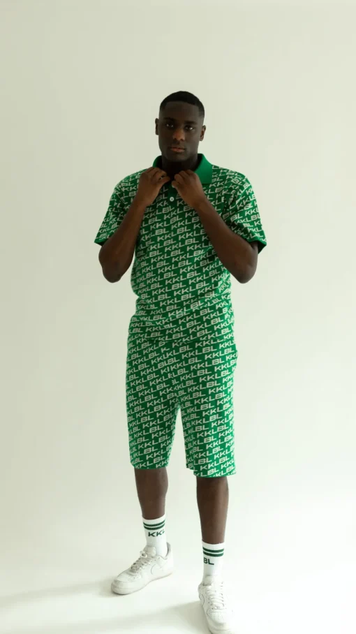 New Karo Kauer Knit Short KKLBL Green