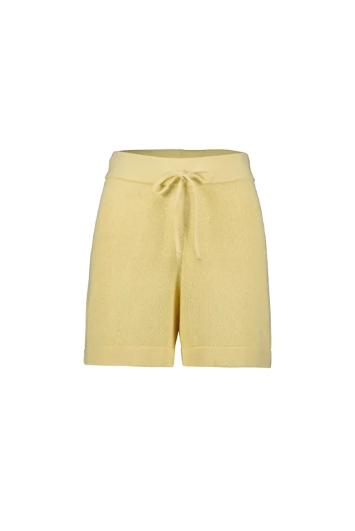Sale Karo Kauer Knit Shorts Light Yellow
