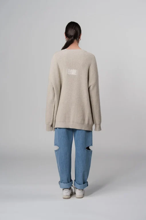 Online Karo Kauer Knit Sweater Sand