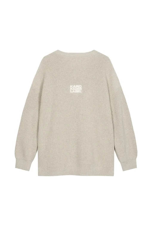 Online Karo Kauer Knit Sweater Sand