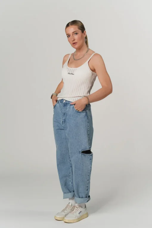 Discount Karo Kauer Knit Top White