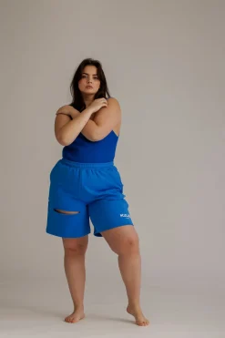 Discount Karo Kauer Long Shorts Sonic Blue