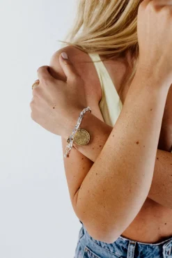 Outlet Karo Kauer Maya Bracelet Bicolor Silver/Gold