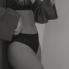 Fashion Karo Kauer Mesh Bralette Black