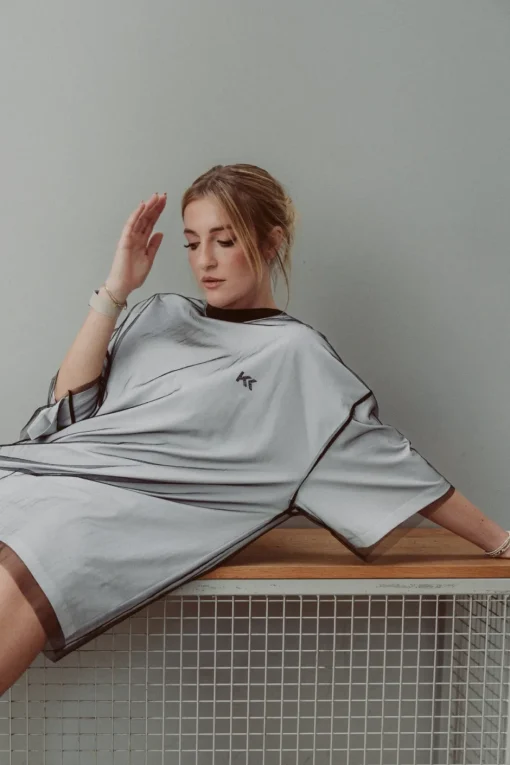 Online Karo Kauer Mesh T-Shirt Layered