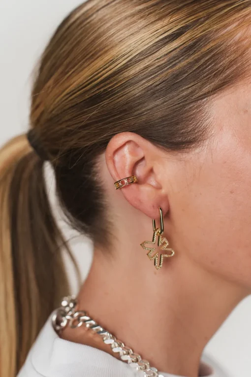 New Karo Kauer Oval Hoops Gold