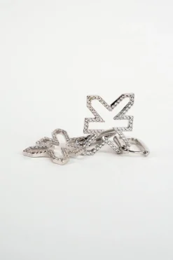 Hot Karo Kauer Oval Hoops Silver