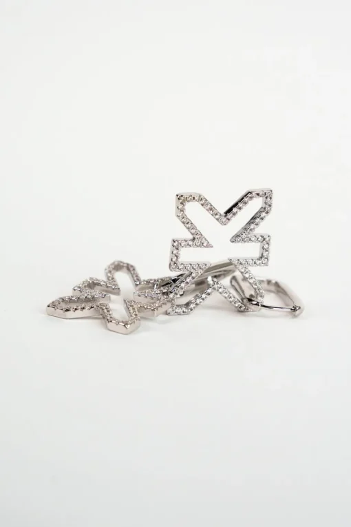 Hot Karo Kauer Oval Hoops Silver