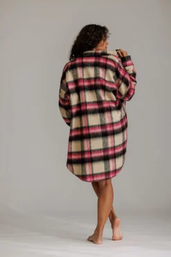 Fashion Karo Kauer Overjacket Checkered