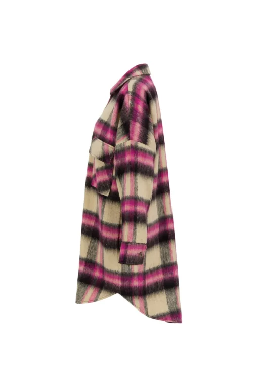 Fashion Karo Kauer Overjacket Checkered