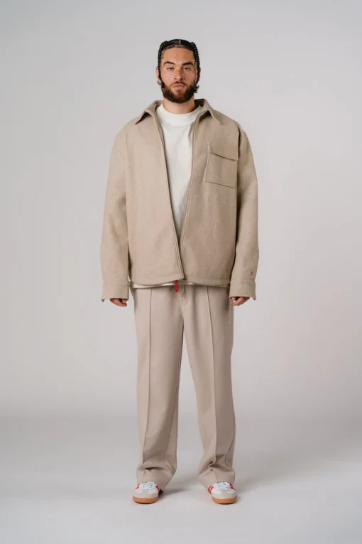 Sale Karo Kauer Overshirt Beige Melange