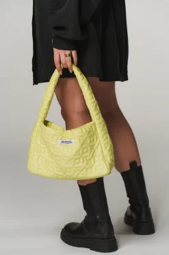New Karo Kauer Puffer Bag Lemon