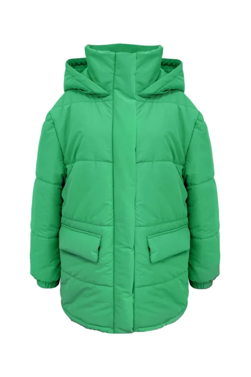 Outlet Karo Kauer Puffer Jacket Green