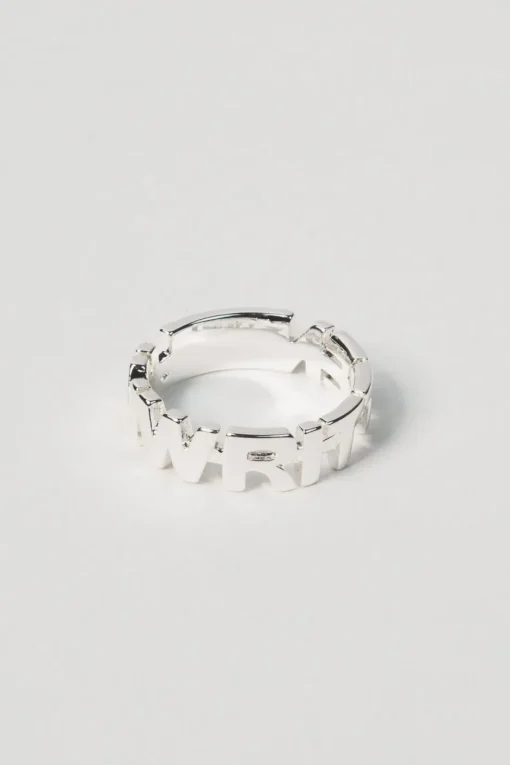 Fashion Karo Kauer Ring Unwritten Silver