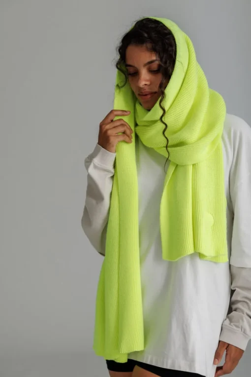 Discount Karo Kauer Scarf Neon Lime