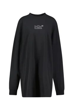 Clearance Karo Kauer Shirtdress Butterfly Black