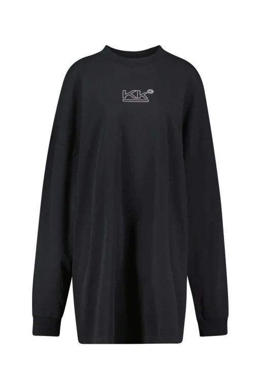 Clearance Karo Kauer Shirtdress Butterfly Black