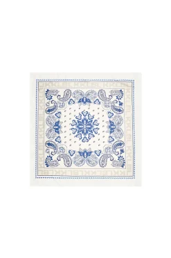 Sale Karo Kauer Silky Scarf Navy Sand