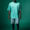 Best Karo Kauer Statement T-Shirt Turquoise Twilight