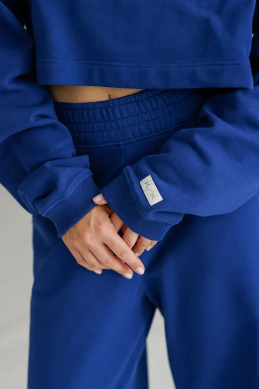 Best Karo Kauer Sweater Cropped Dark Blue