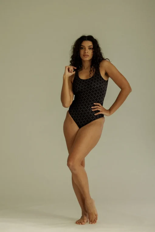 New Karo Kauer Swimsuit Black