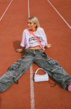 New Karo Kauer Tour T-Shirt Washed Pink